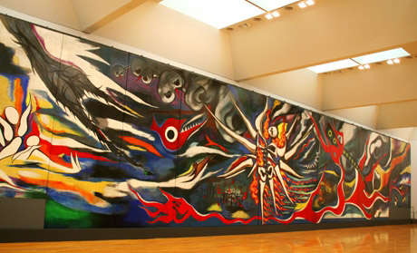 大连游戏厅壁画-大连飞鸟壁画有限公司的设计