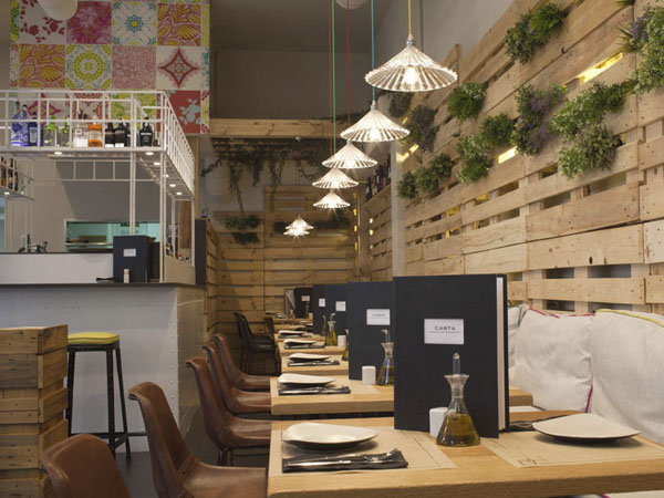 分享绿色概念餐厅作品案例